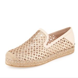 Stuart Weitzman County Glitter Espadrille Sz: 9.5